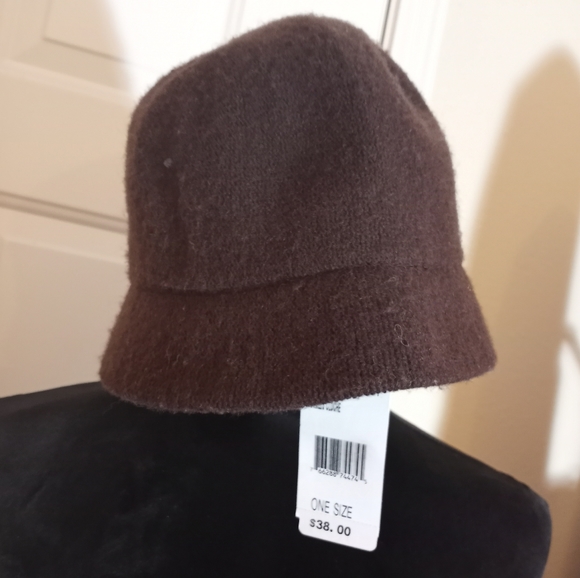NWT August Buckles Cloche Hat for Women in Brown - Picture 4 of 5